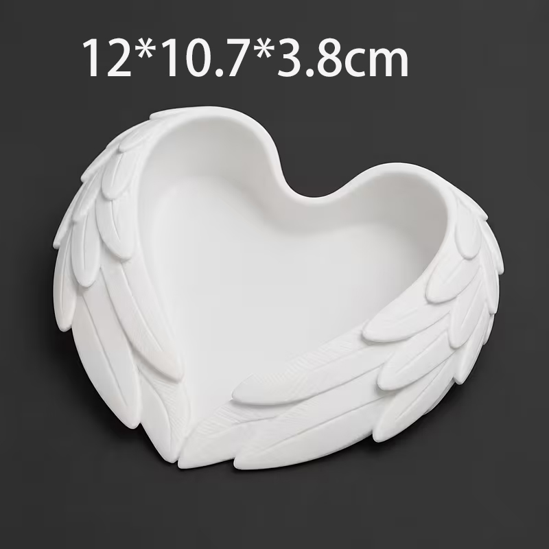 Angel Wing Heart Shaped Jewelr - огляд і ціна 3D Printing Earrings