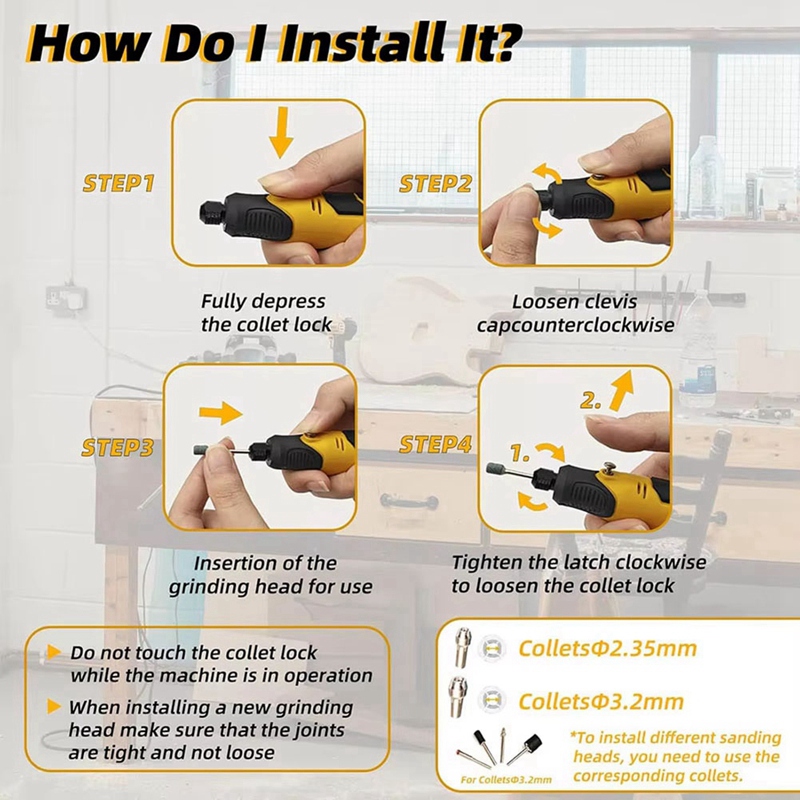 Cordless Mini Grinder Kit 3D P - огляд і ціна 3D Printing Grinder