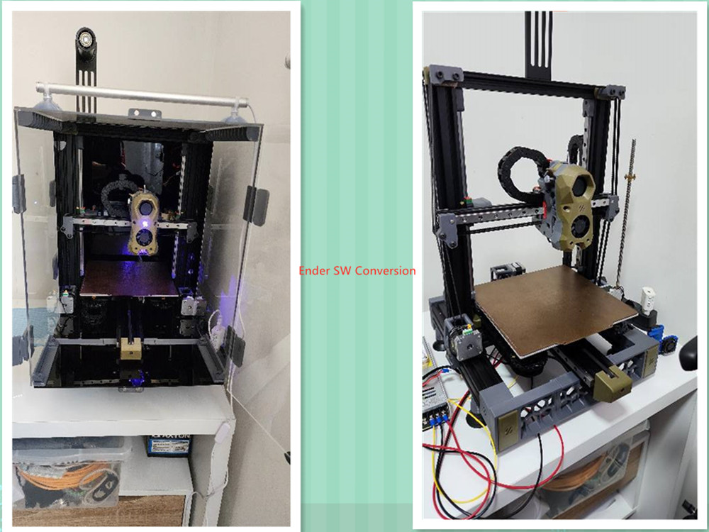 Funssor Ender3 SW CNC machined - огляд і ціна 3D Printer Enclosure Frame
