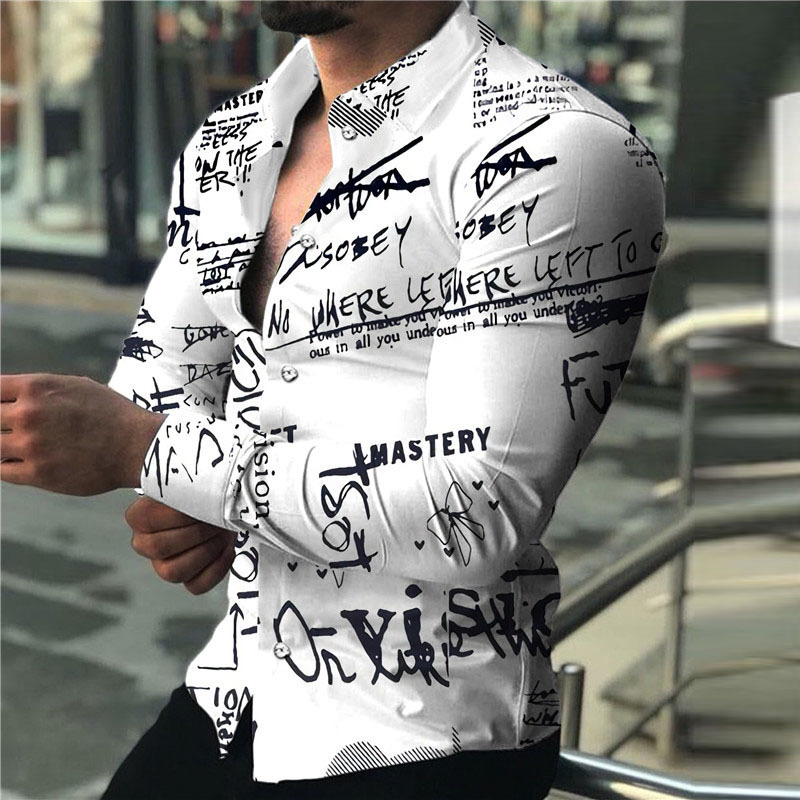Men's Long-sleeve Shirt with 3 - огляд і ціна 3D Printing Designing