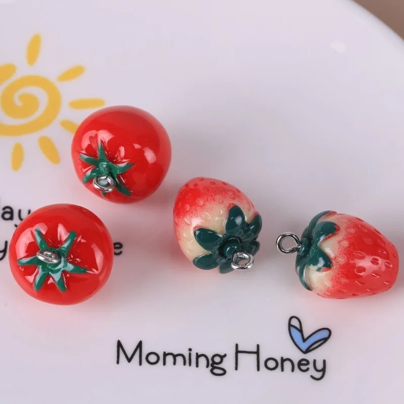 10 Pieces Realistic 3D Strawbe - огляд і ціна 3D Printing Earrings
