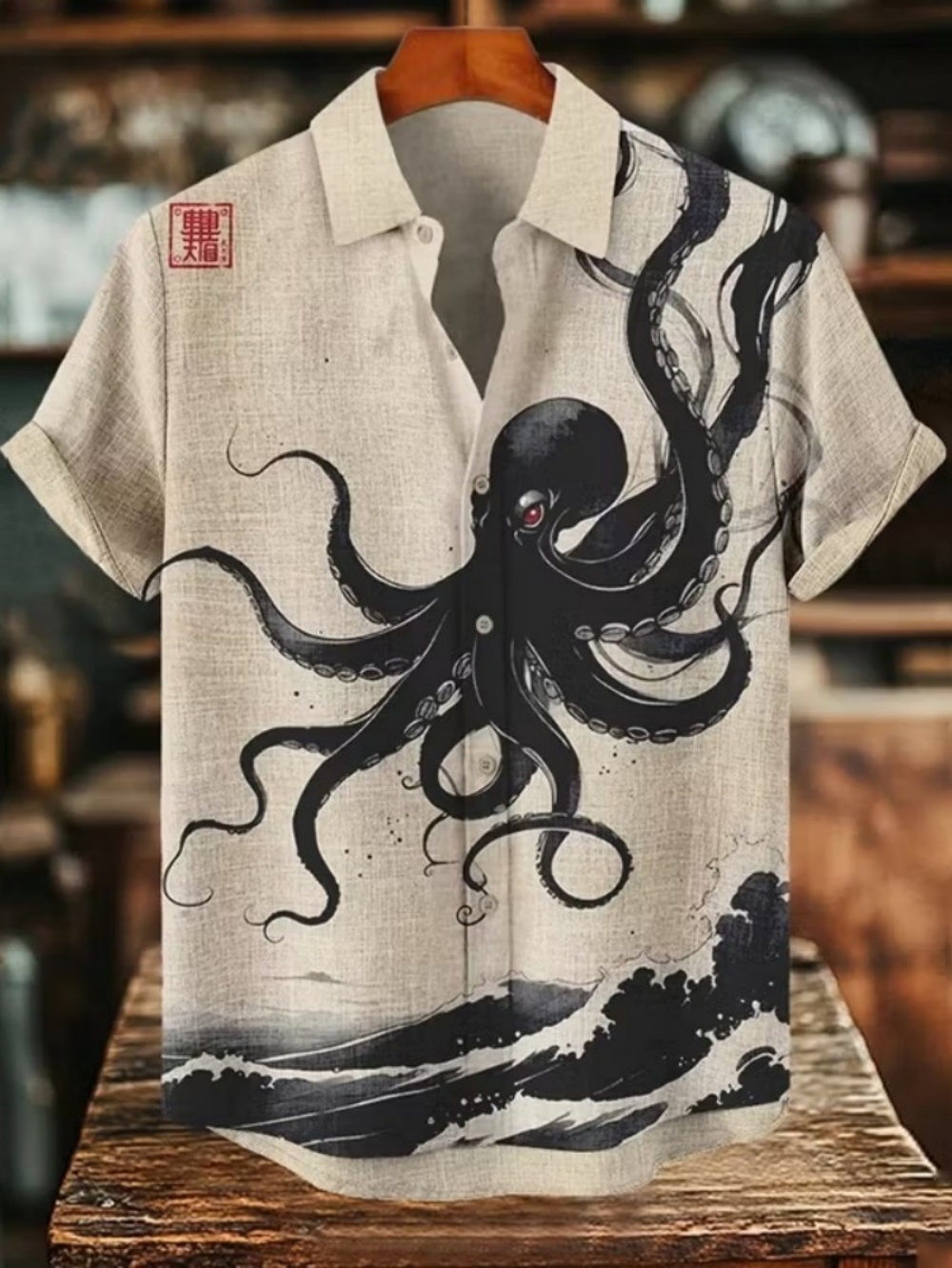 Men's Short Sleeved Hawaiian S - огляд і ціна 3D Printing Cancer