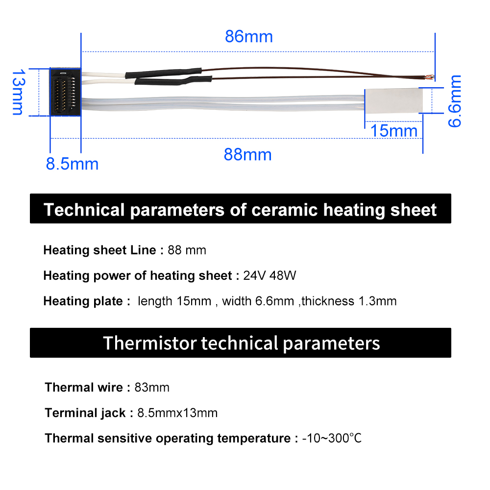 For Bambu Lab P1S P1P Thermist - огляд і ціна 3D Printing Bambu Lab