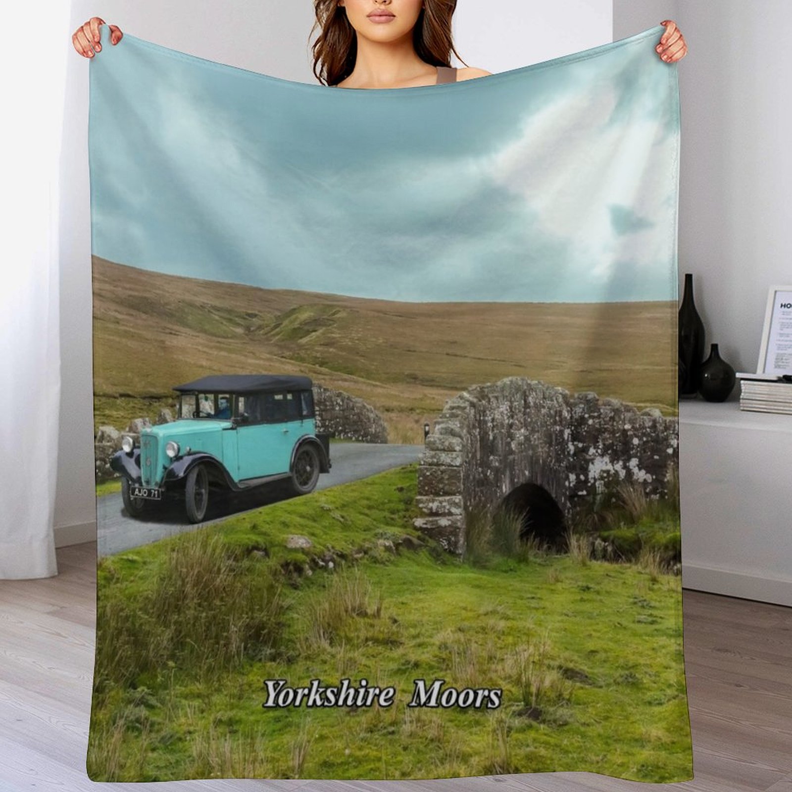 Yorkshire Moors Throw Blanket  - огляд і ціна 3D Printing Yorkshire