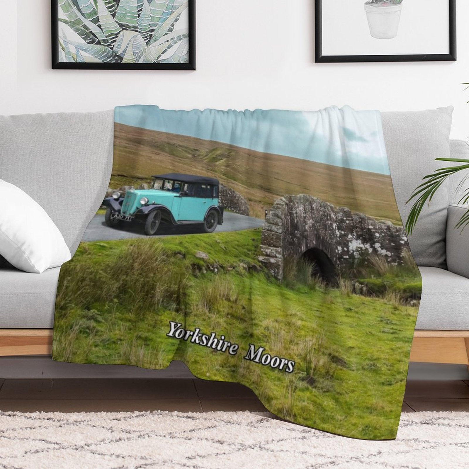 Yorkshire Moors Throw Blanket  - огляд і ціна 3D Printing Yorkshire