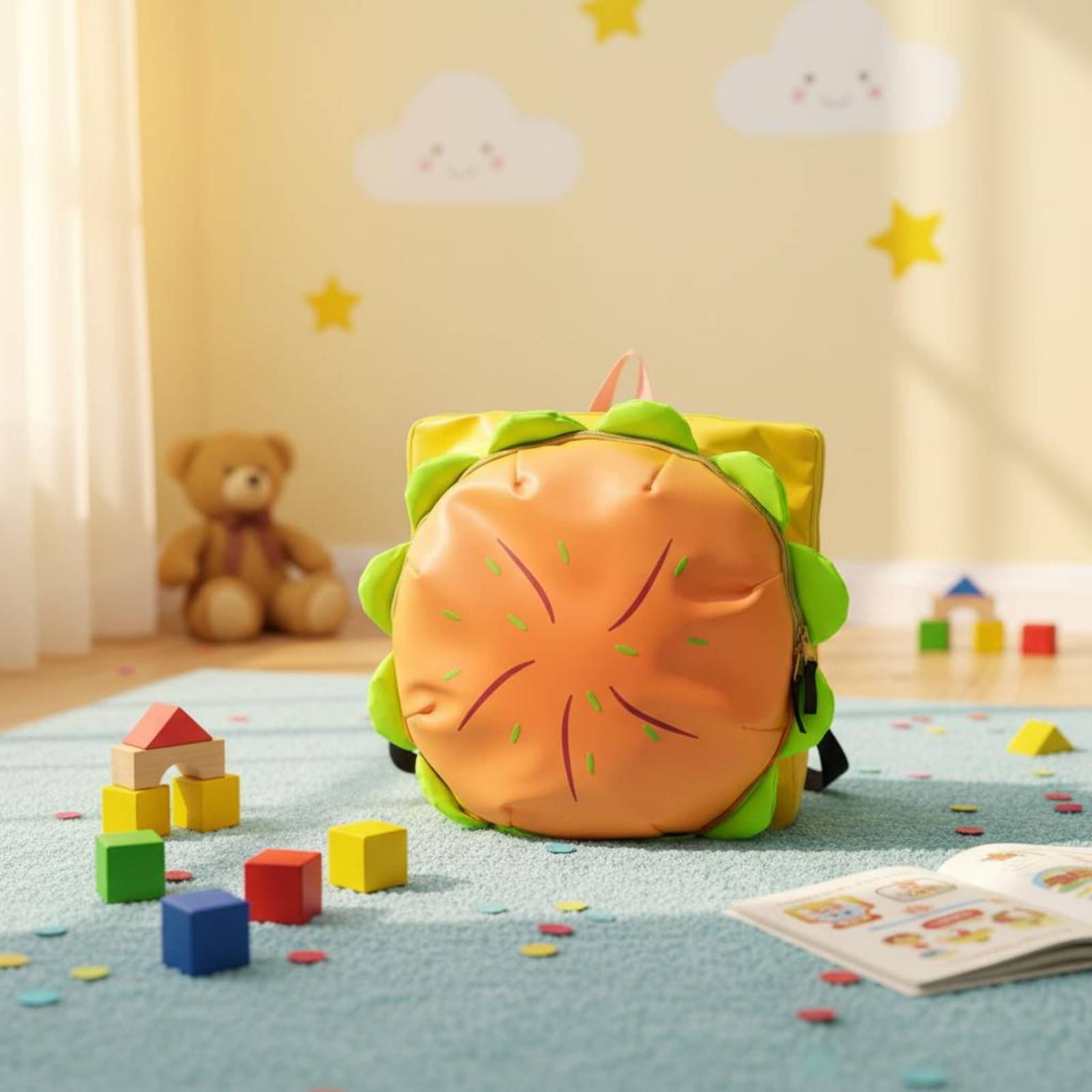 Hamburger Backpack Cute Cartoo - огляд і ціна 3D Printing Designing