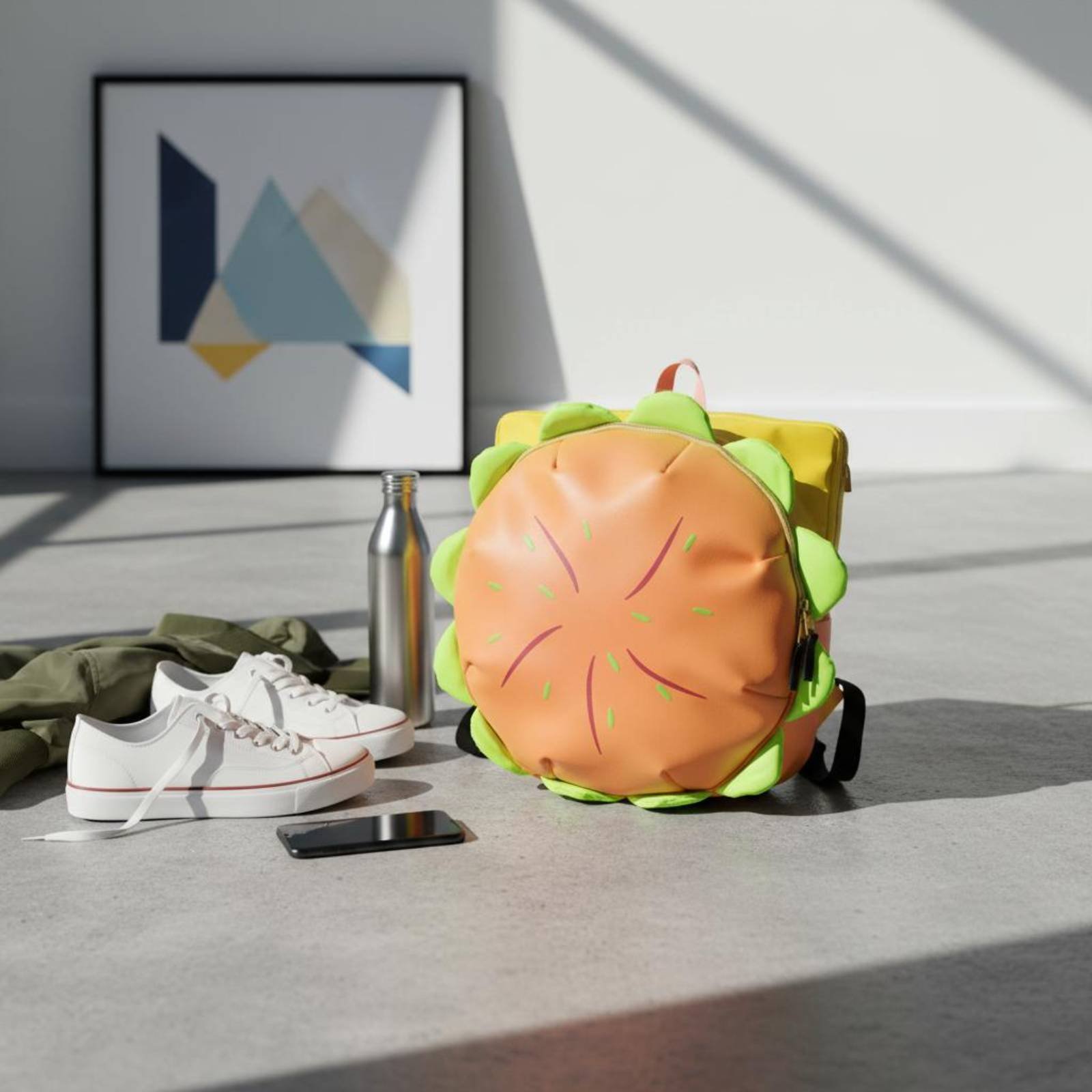 Hamburger Backpack Cute Cartoo - огляд і ціна 3D Printing Designing