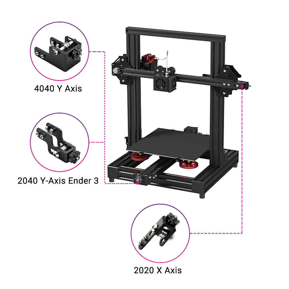 3D Printer Parts Belt Tensione - огляд і ціна 3D Printing X Axis