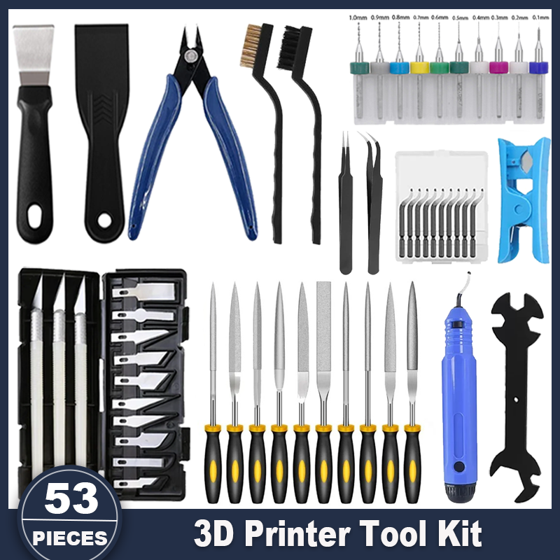 3D Printer Tools Kit, 53pcs 3D - огляд і ціна 3D Printing Bambu Lab